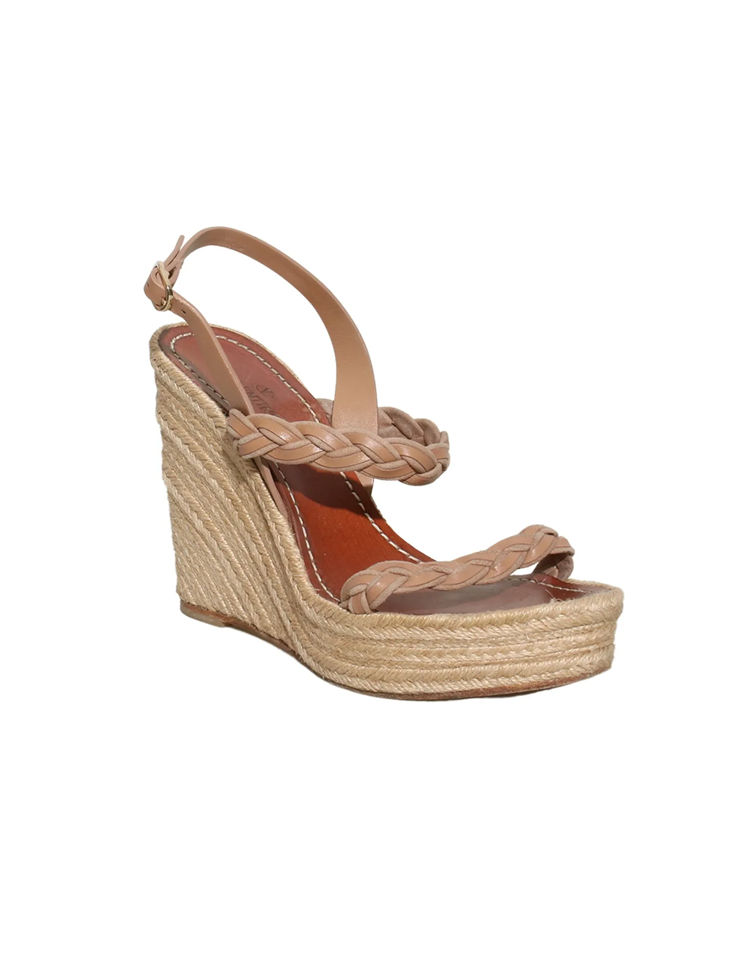 Leather Braided Espadrilles