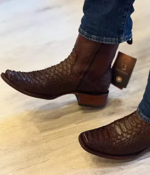 Lengthened Coldproof Italian Leather Boots