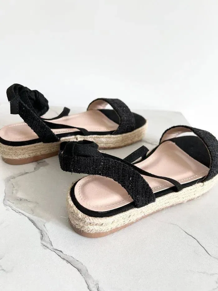 LIDIA-Espadrilles platform con lacci alla caviglia