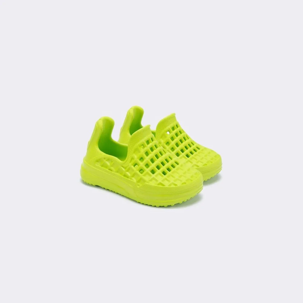 Lusso Cloud Scenario Kids Volley Yellow Waterproof Slip On Shoe