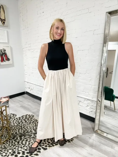 Maja Mock Neck Dress
