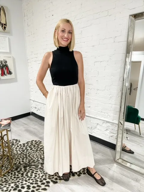 Maja Mock Neck Dress