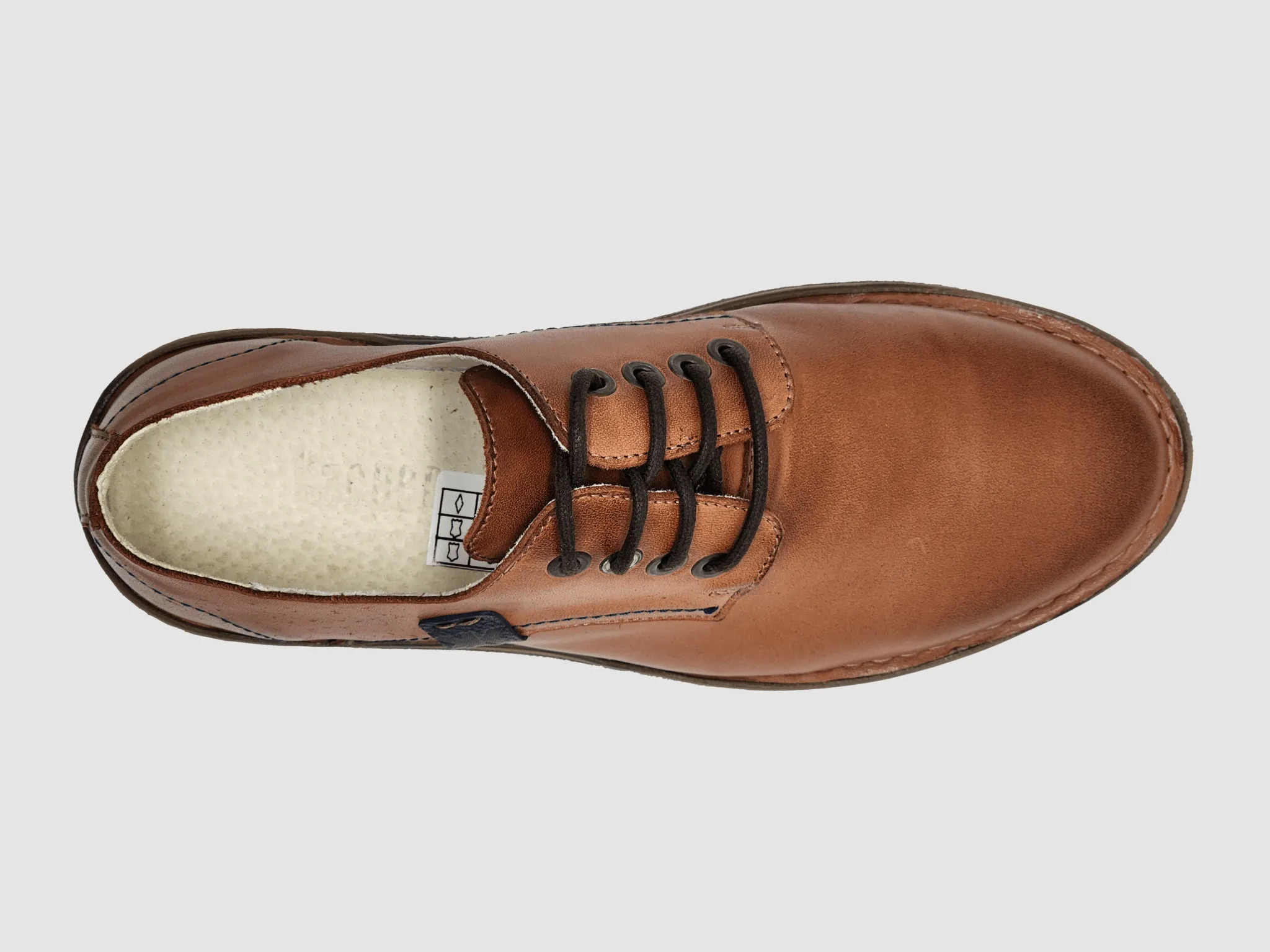 Men's Derby Leather Dress Shoes - Brown