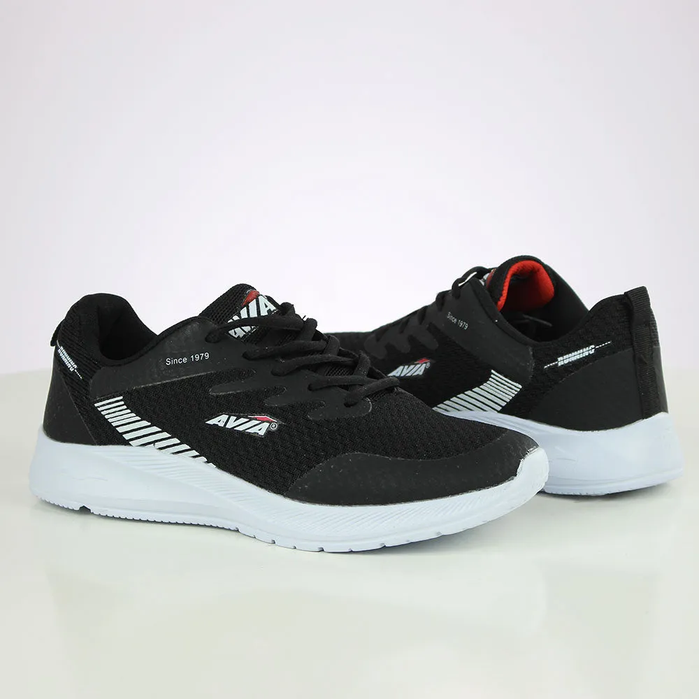 Men's In Side Striped Shoes,Black