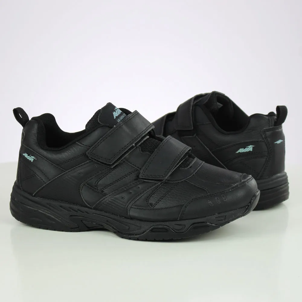 Men's Velcro Leather Shoes,Black