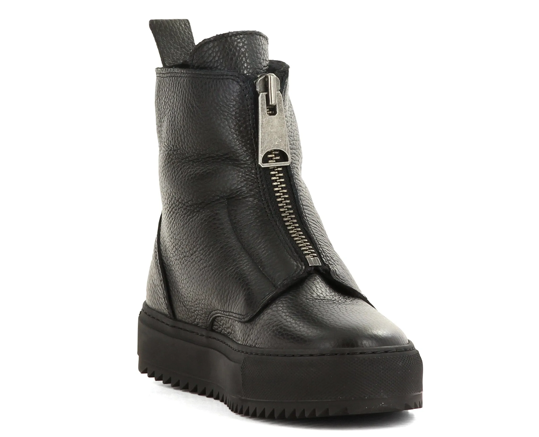 Molly sneaker med fór | Sort