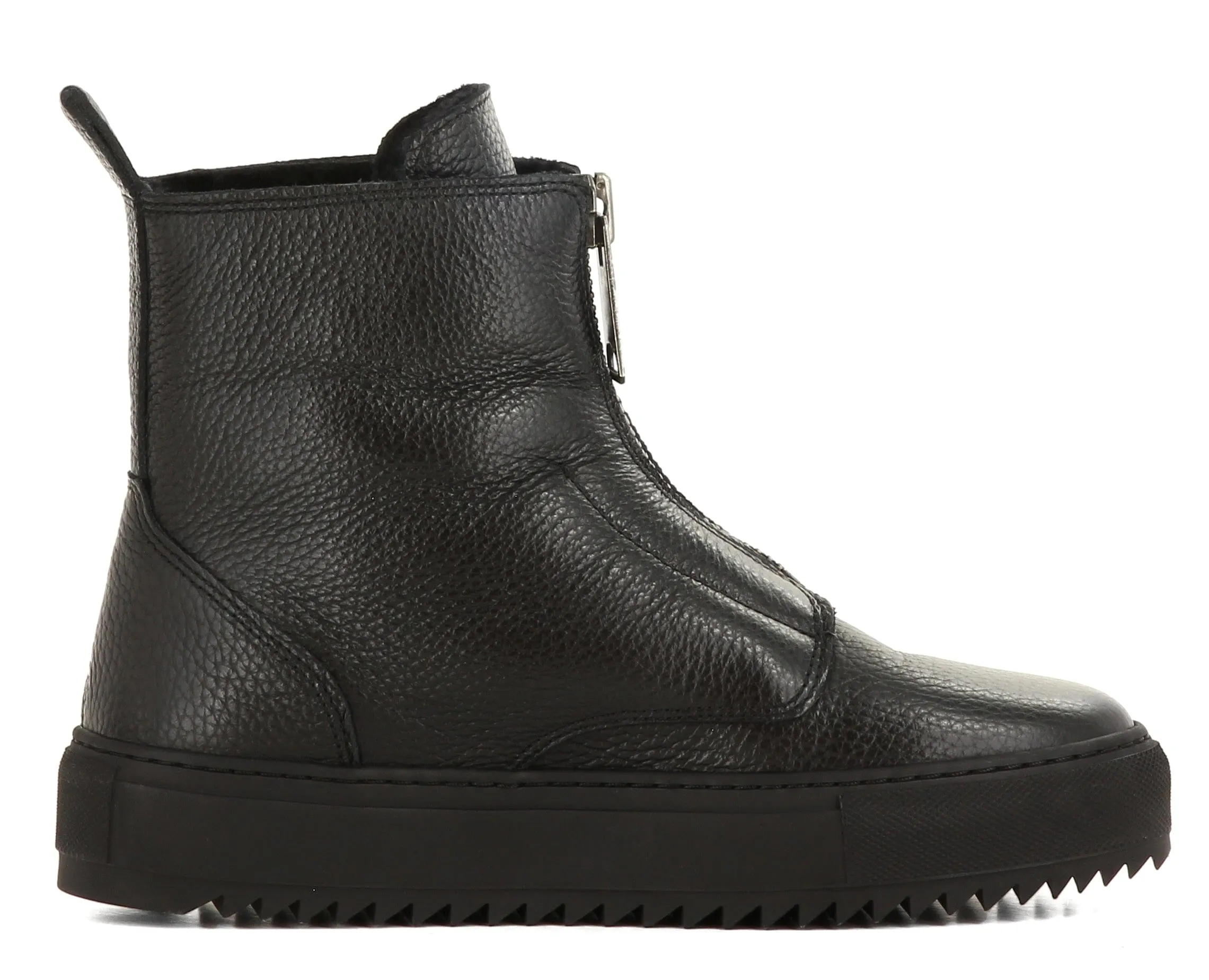 Molly sneaker med fór | Sort