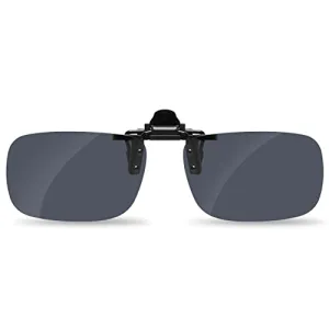 MVICRDU Clip on Sunglasses over Prescription Glasses for Men & Women Flip up Sunglasses Polarized UV Protection Lens CG3