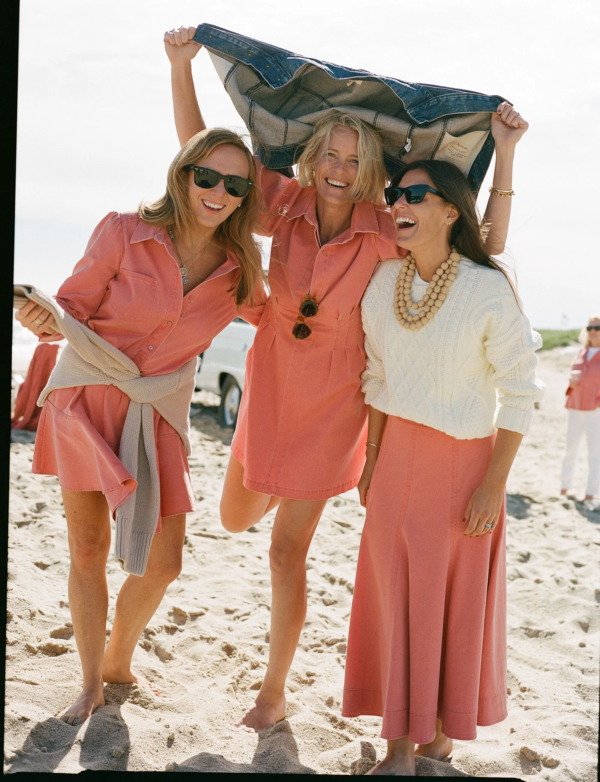 Nantucket Red Stretch Twill Callahan Shirt Dress