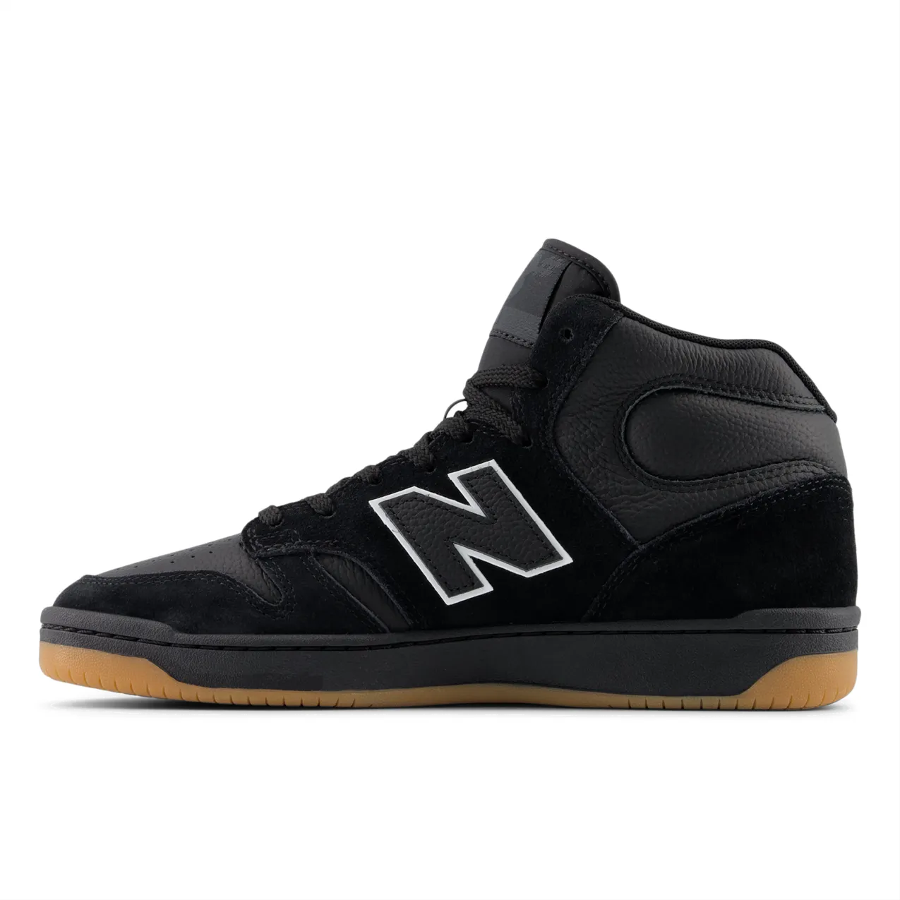New Balance Numeric Men's 480 High Black Gum Shoes