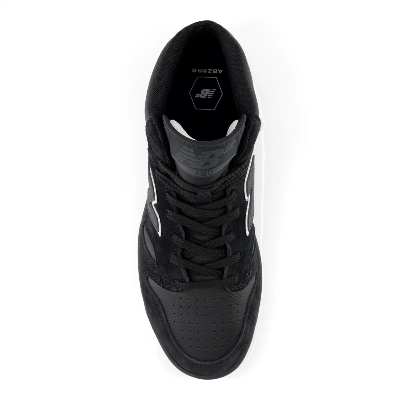 New Balance Numeric Men's 480 High Black Gum Shoes