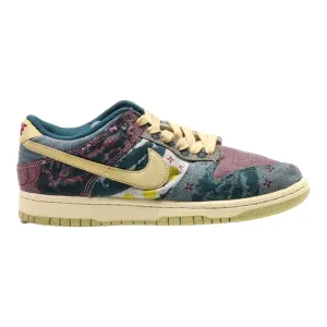NIKE Dunk 2020 Sneaker Trainers Green Canvas Womens UK 5