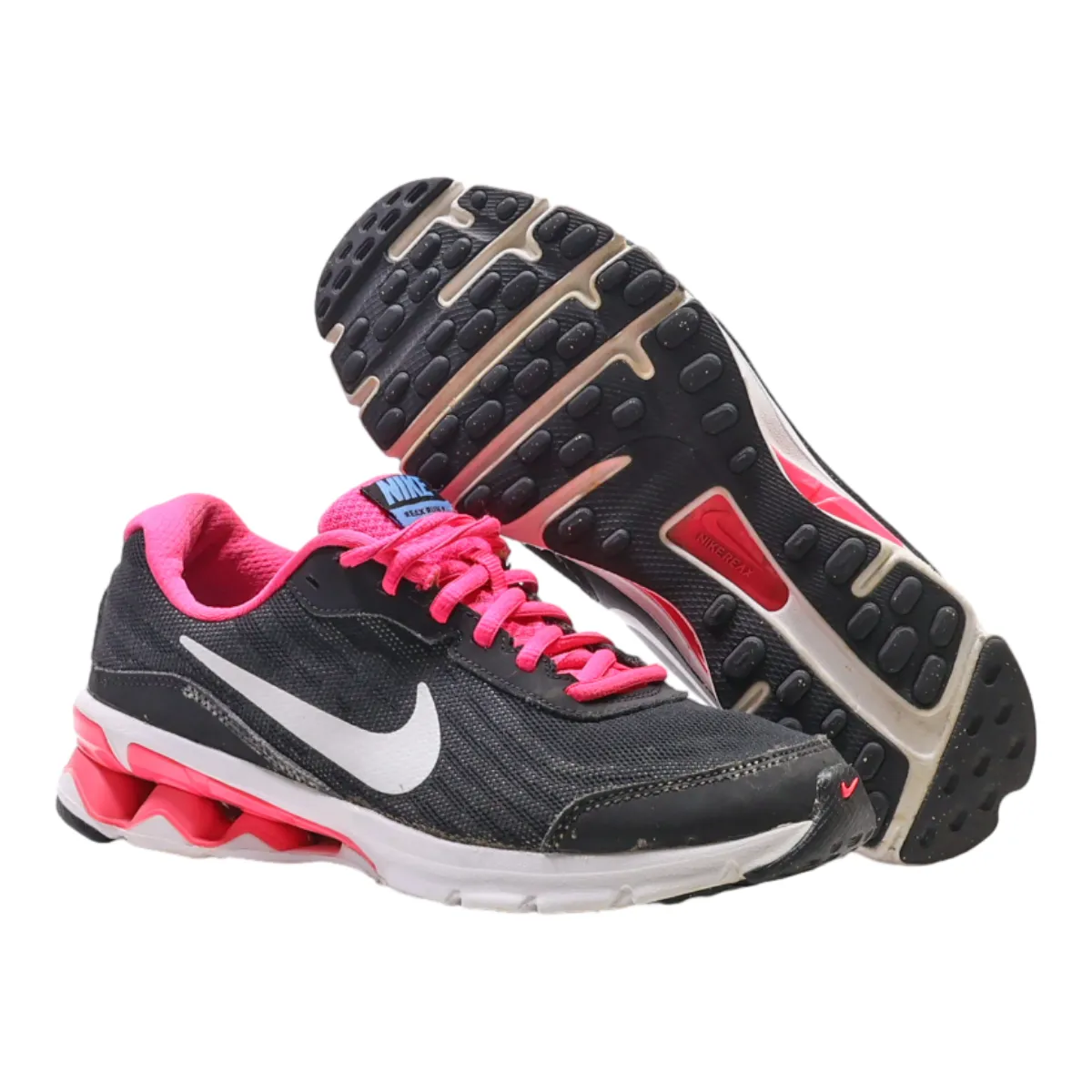 NIKE REAX RUN 9 Sneaker Trainers Black Synthetic Womens UK 4.5