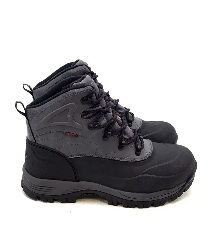 NORTIV 8 Men's A0014-W Black Hiking Boots - Size 9.5