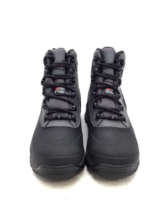 NORTIV 8 Men's A0014-W Black Hiking Boots - Size 9.5