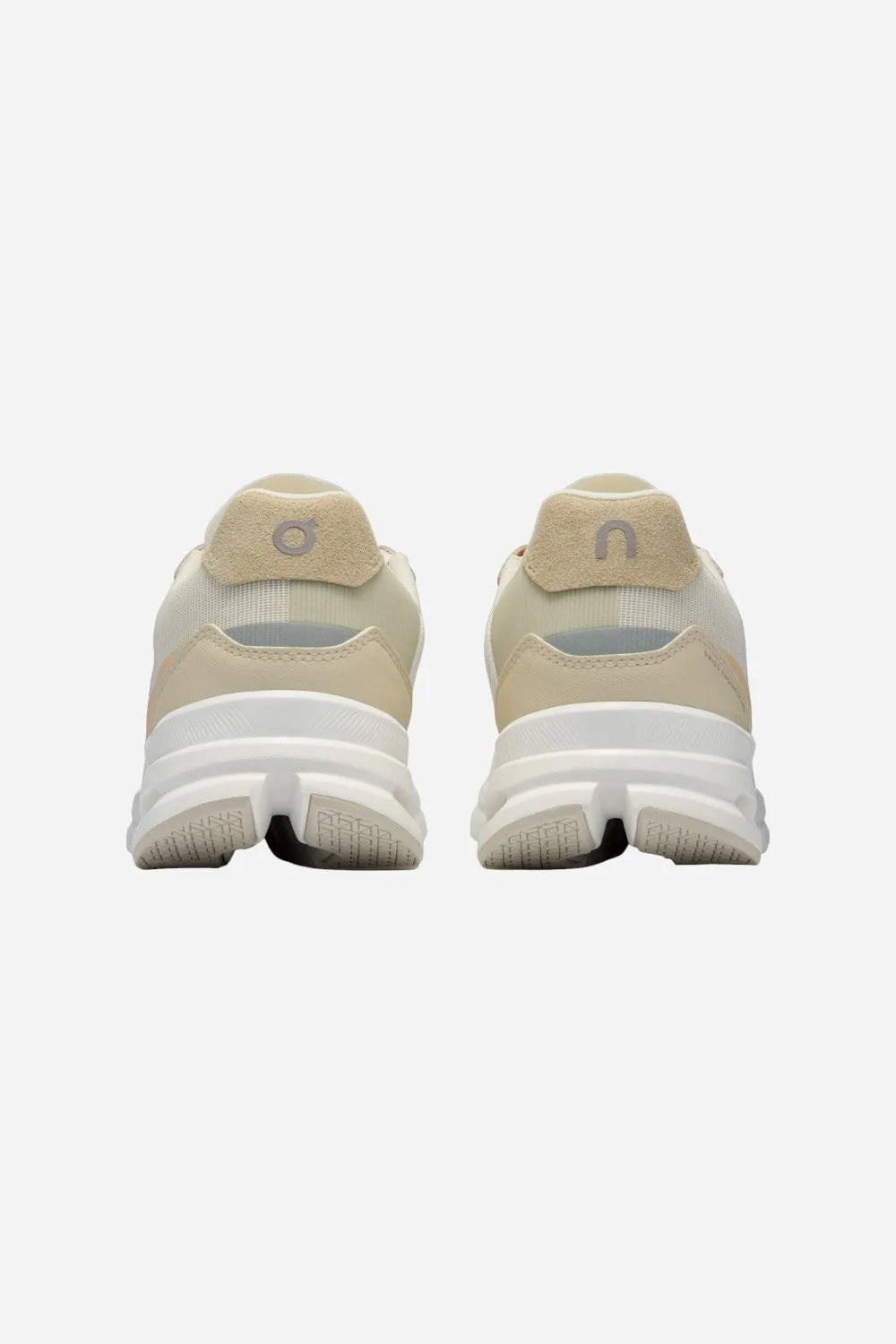 On Running Mens Cloudrift Sneakers in Ivory/Cream