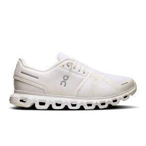 On Running Women's Cloud 6 Shoes - White / White
