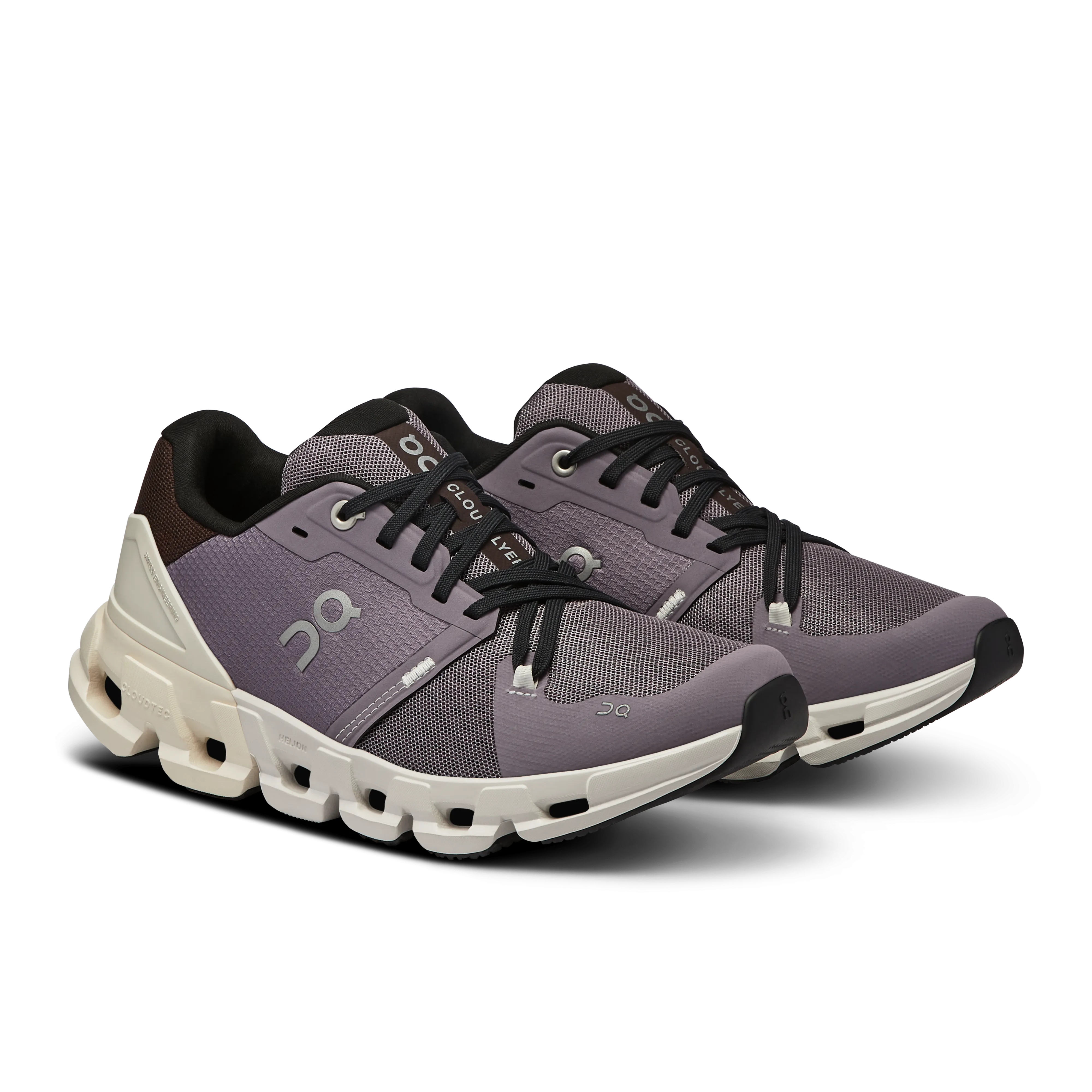 On Running Women's Cloudflyer 4 Shoes - Shark / Pearl
