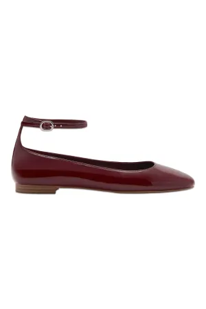 Patent Leather-effect Ballet Flats