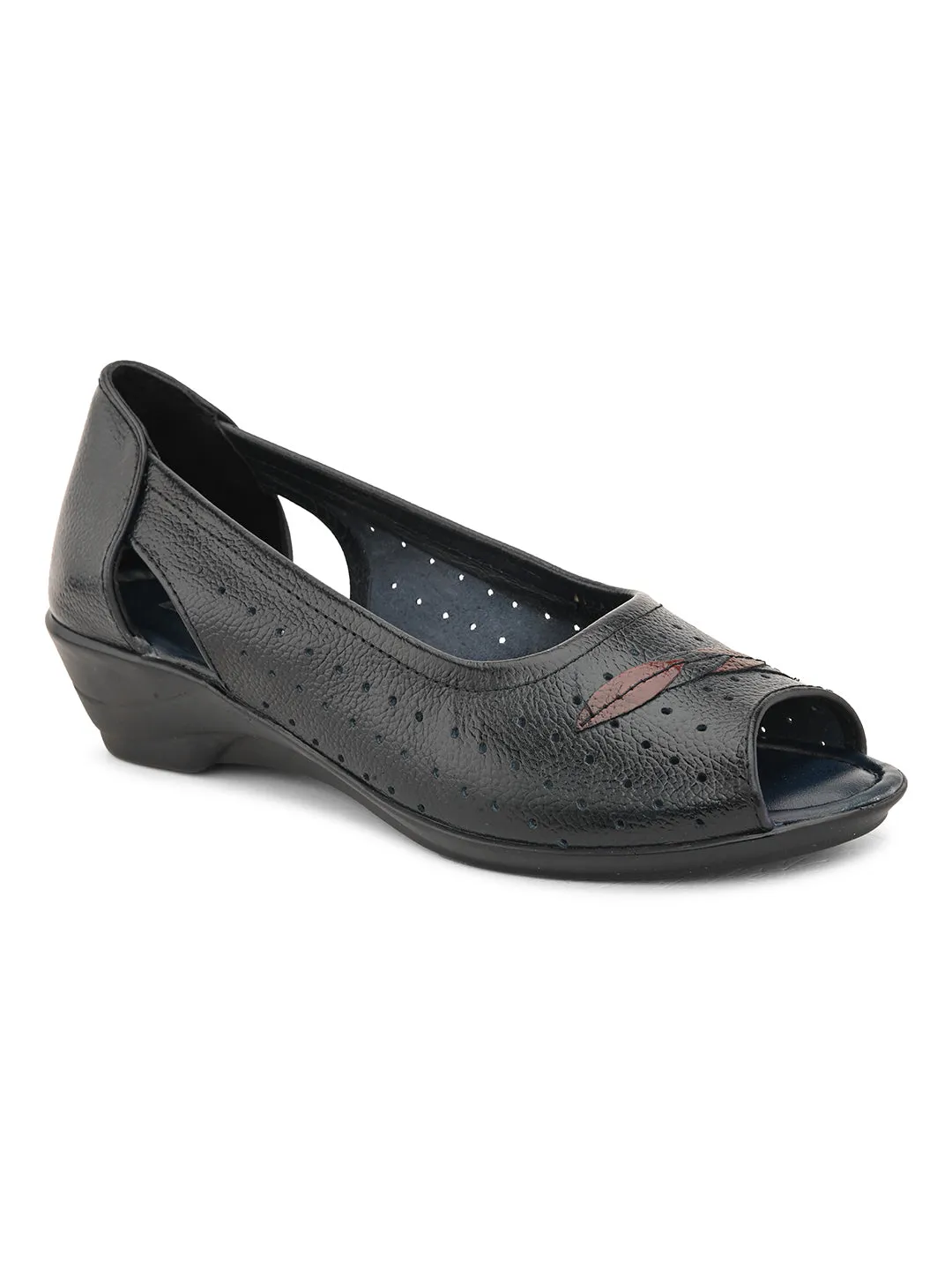 Pelle Albero Women's Blue Genuine Leather Casual Belly