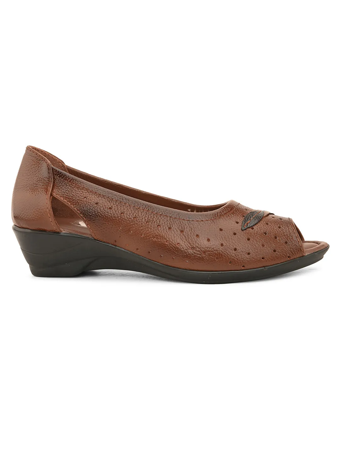 Pelle Albero Women's Brown Genuine Leather Casual Belly