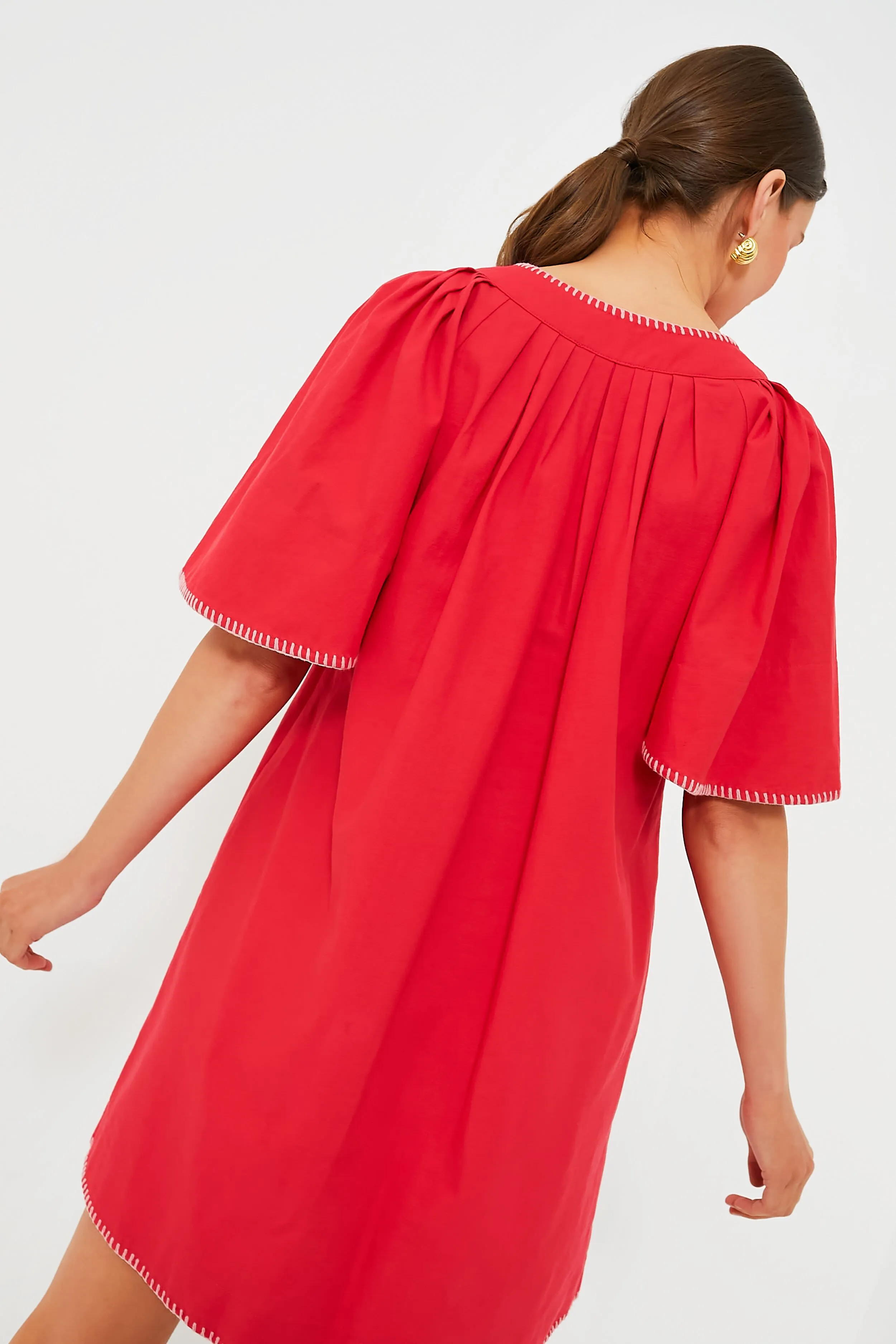 Poppy Stitch Finley Flutter Sleeve Dress