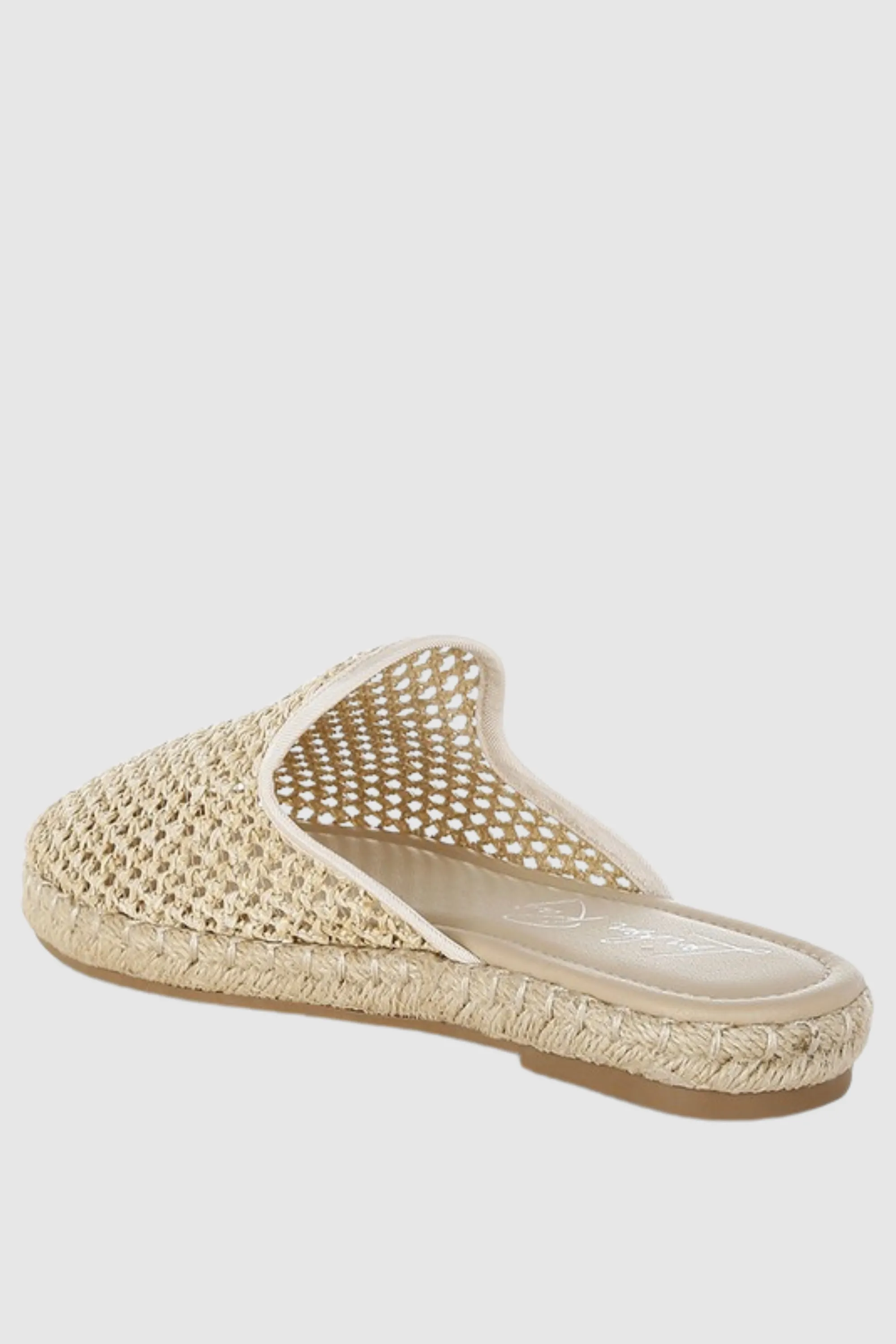 Raffia Espadrilles Mules