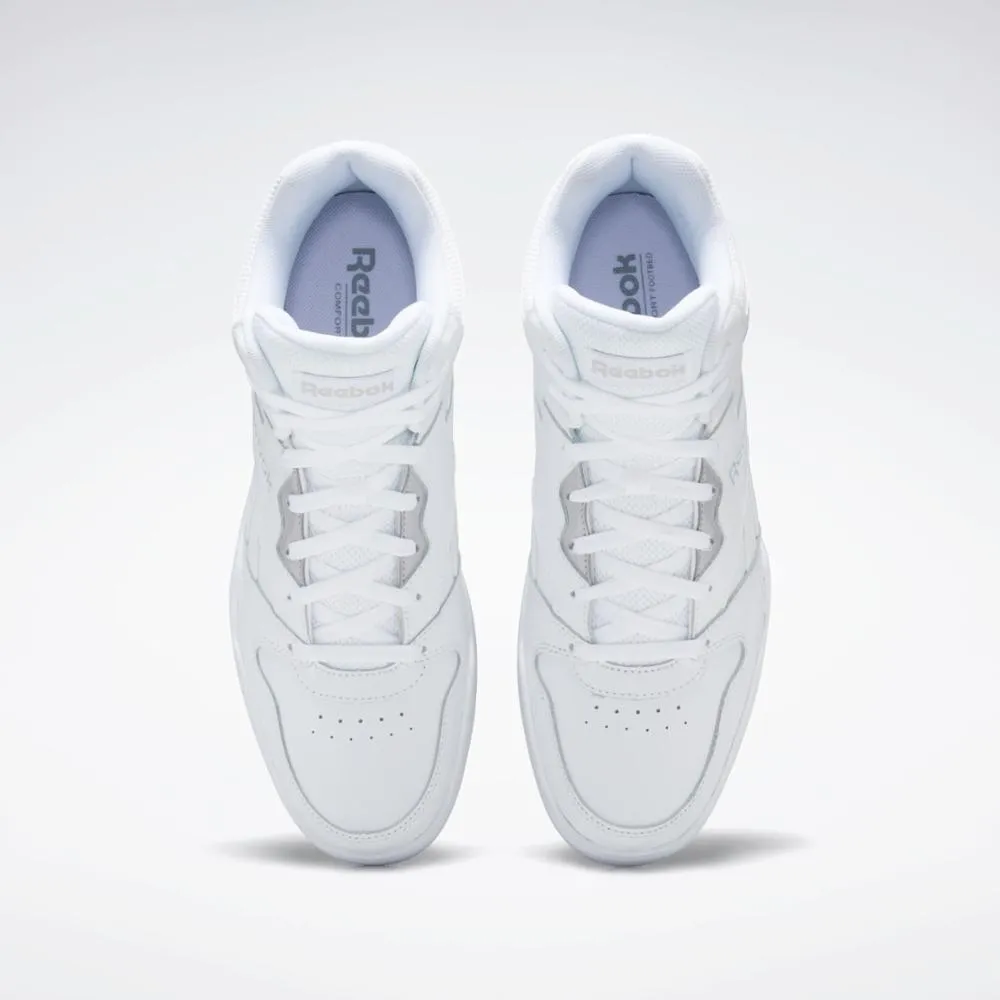 Reebok Footwear Men Royal BB4500 Hi 2.0 Shoes WHT/LGH SOLID GRY