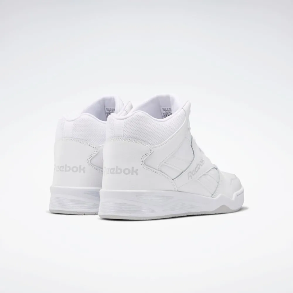 Reebok Footwear Men Royal BB4500 Hi 2.0 Shoes WHT/LGH SOLID GRY