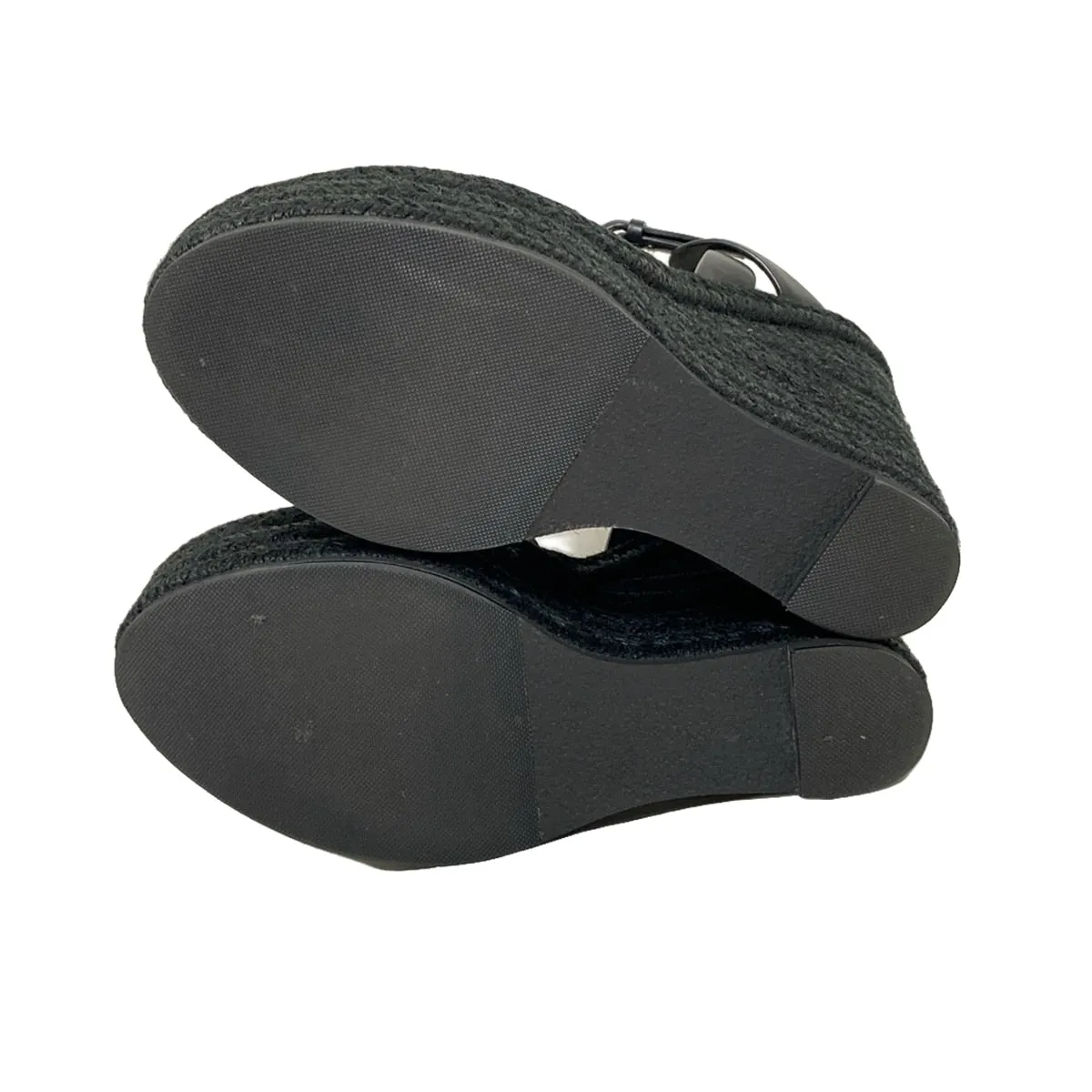 Saint Laurent Tribute Espadrilles black  wedge, 36,5