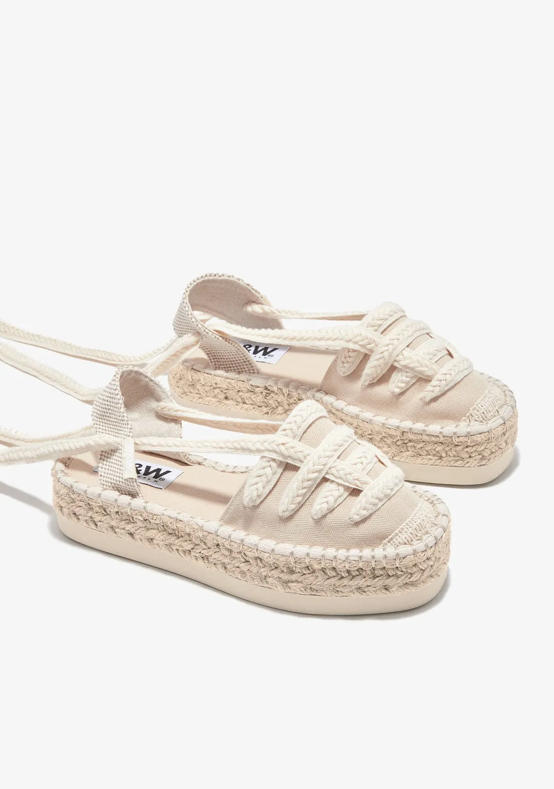 Sand Straps Espadrilles B&W