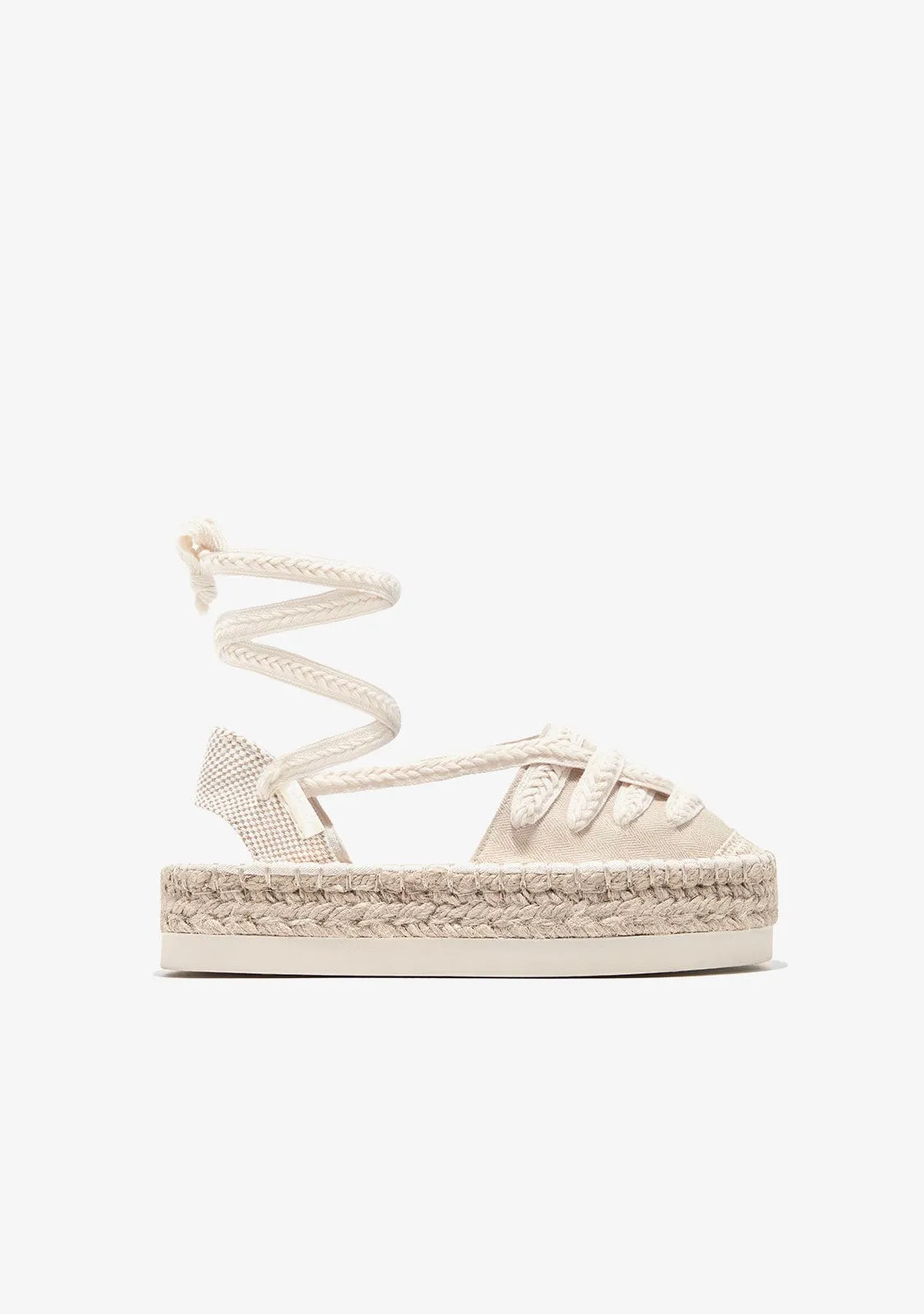 Sand Straps Espadrilles B&W