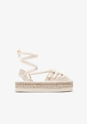 Sand Straps Espadrilles B&W