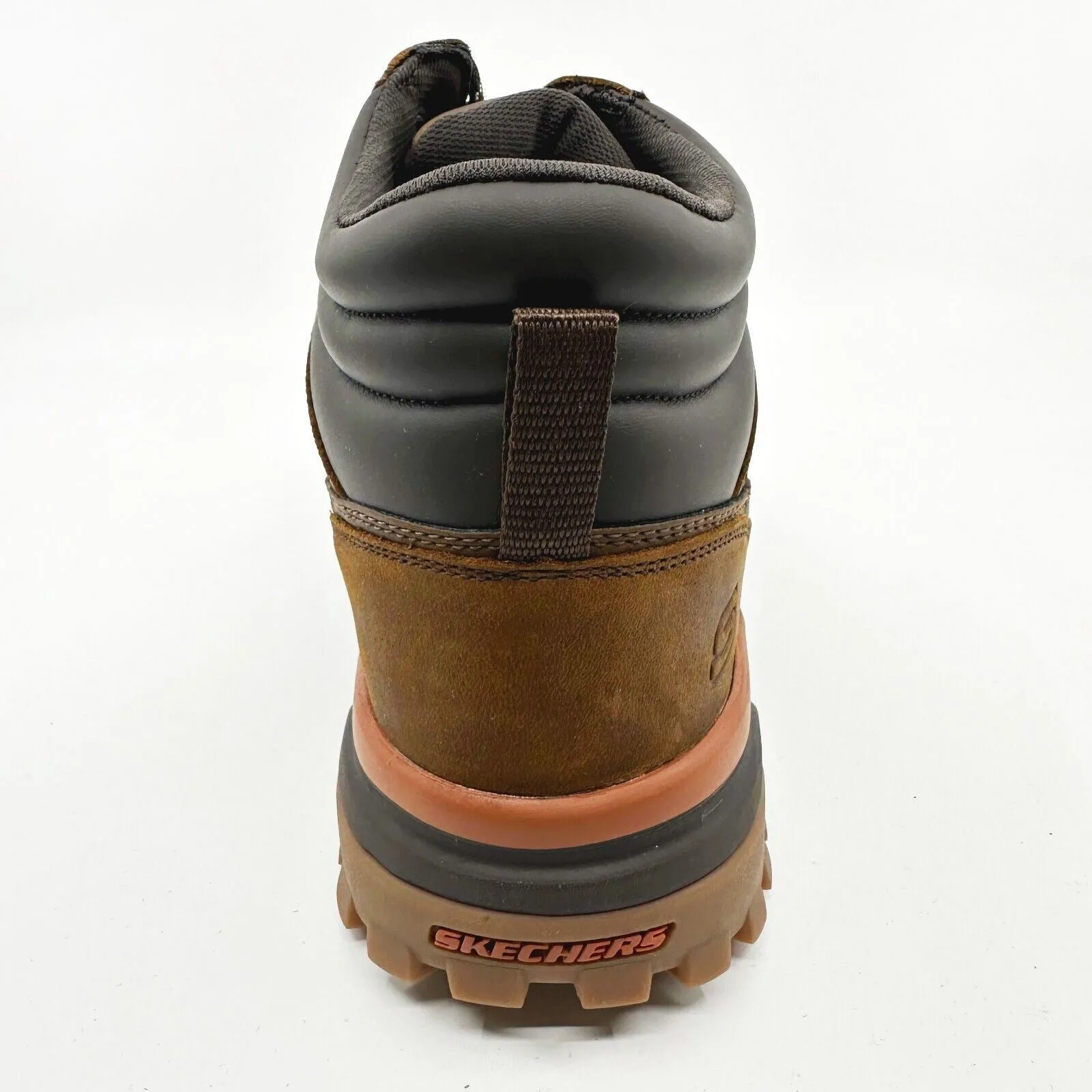 Skechers Streetwear Sole Trek Mayock Dark Brown Mens Size 13 Leather Boots