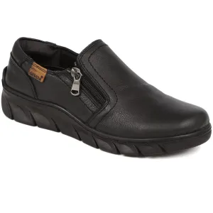Slip-On Leather Shoes - HAK40007 / 325 877