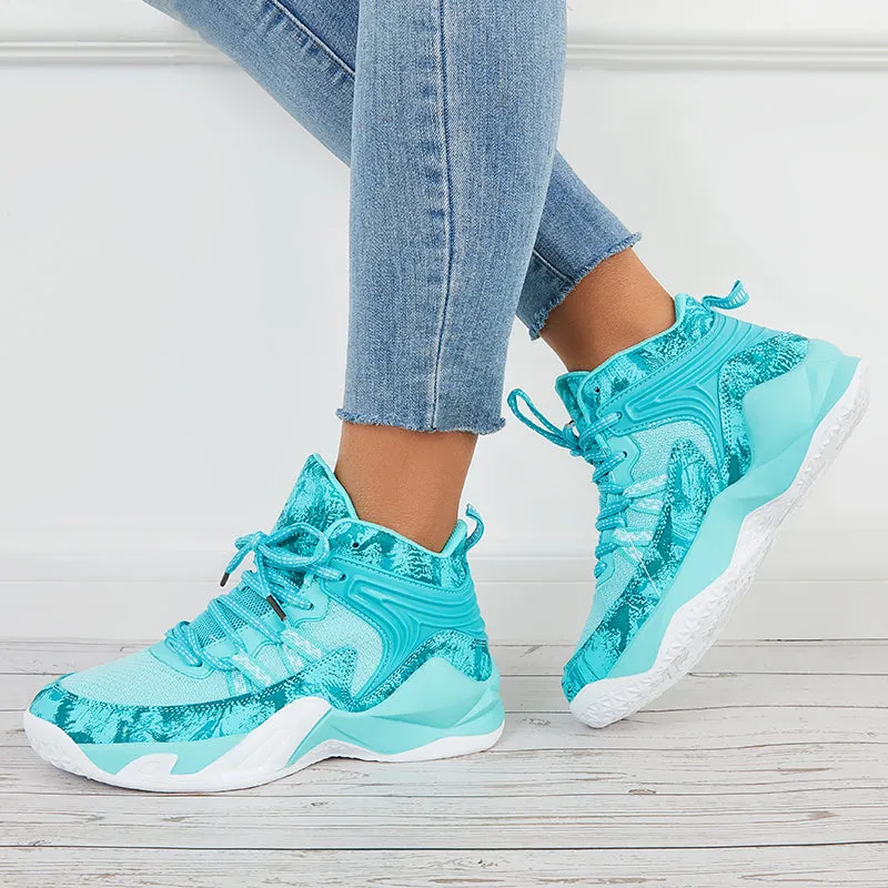 Sohiwoo  Women Basketball Running Sneakers Colorful Sports Shoes