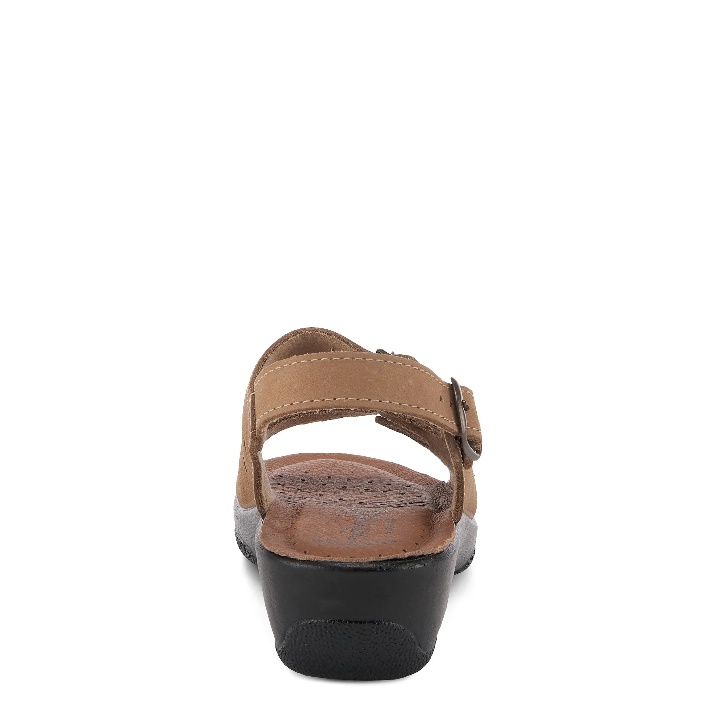 Spring Step Shoes  Flexus Willa Sandal Women’s Soft Nubuck Leather 1.5" Heel