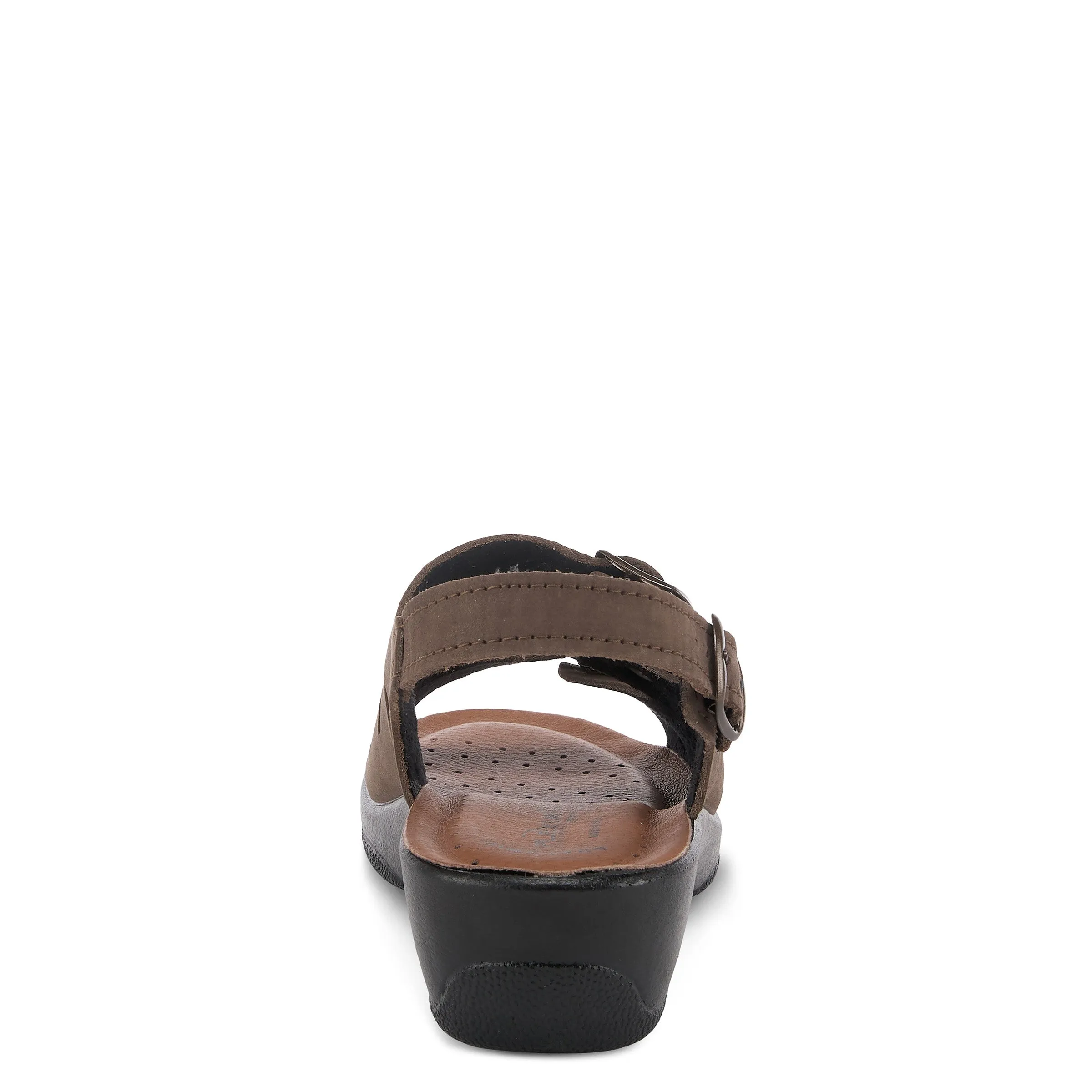 Spring Step Shoes  Flexus Willa Sandal Women’s Soft Nubuck Leather 1.5" Heel