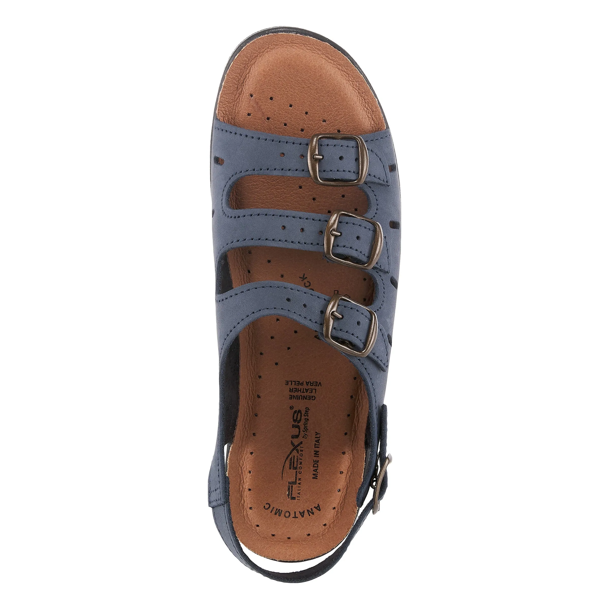 Spring Step Shoes  Flexus Willa Sandal Women’s Soft Nubuck Leather 1.5" Heel