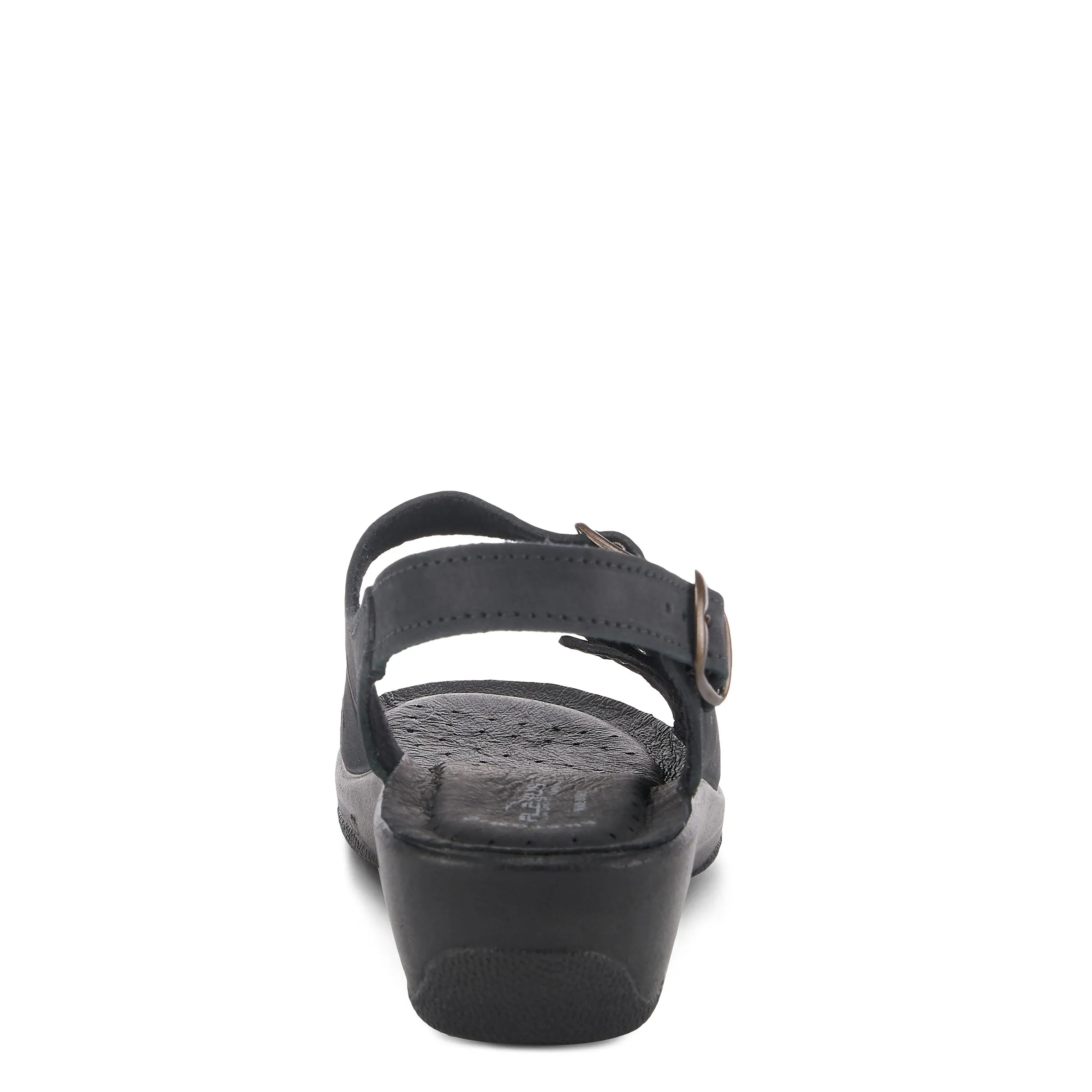 Spring Step Shoes  Flexus Willa Sandal Women’s Soft Nubuck Leather 1.5" Heel