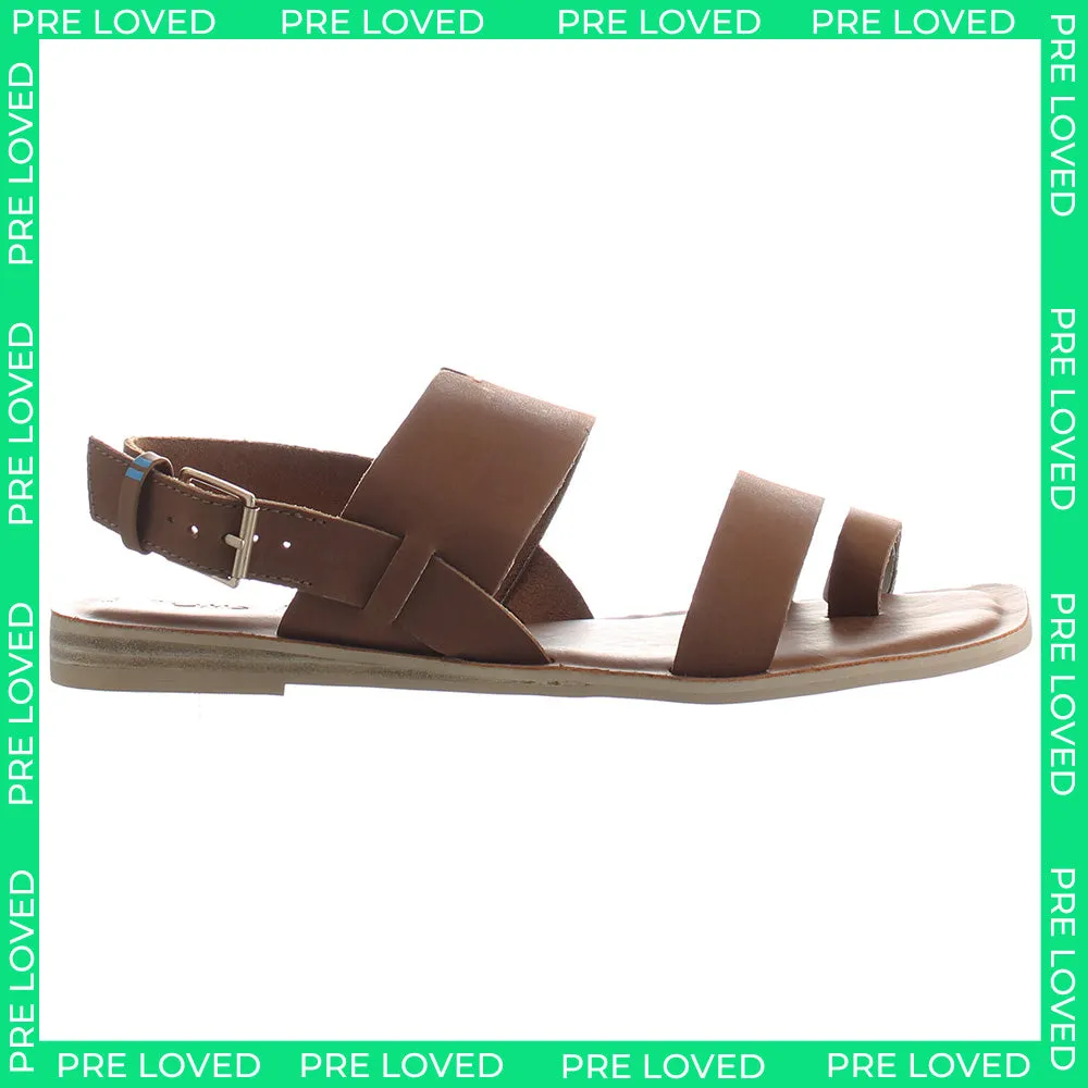 Toms Freya Brown Womens Sandals NO BOX