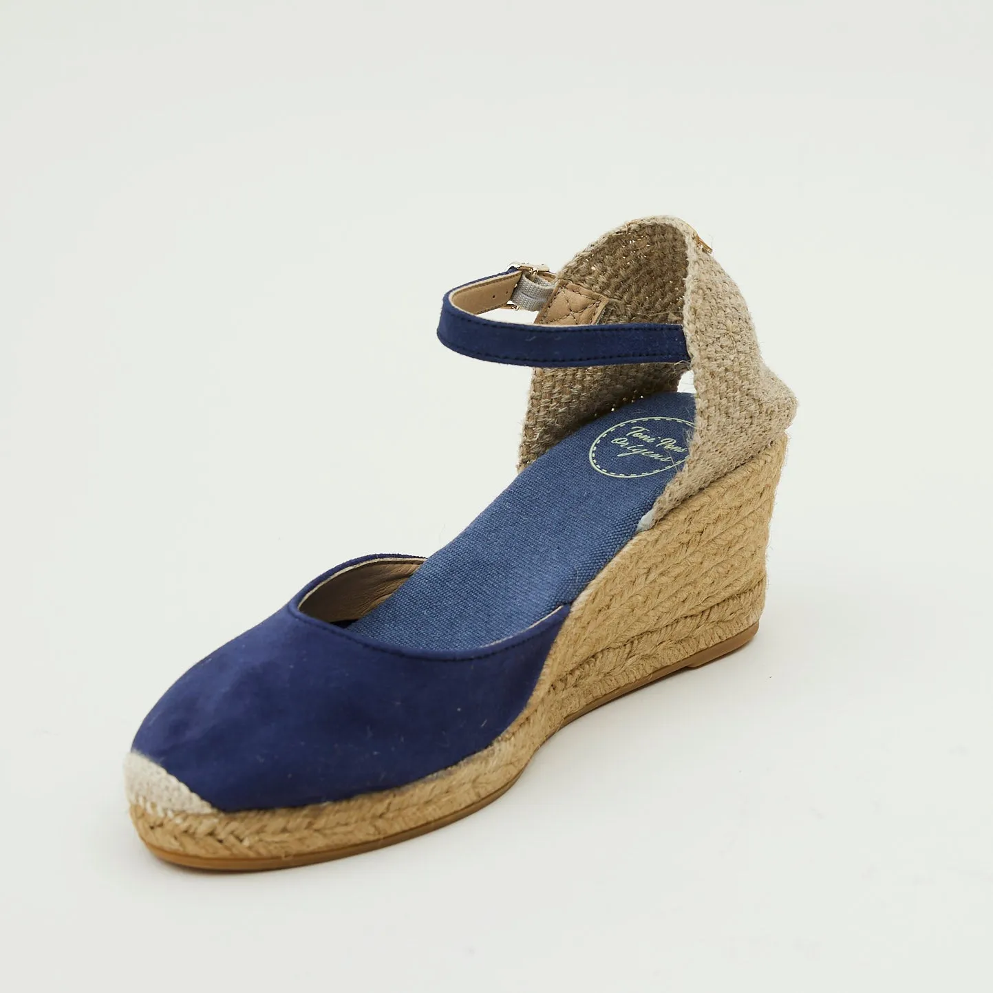 Toni Pons Navy Suede Espadrilles