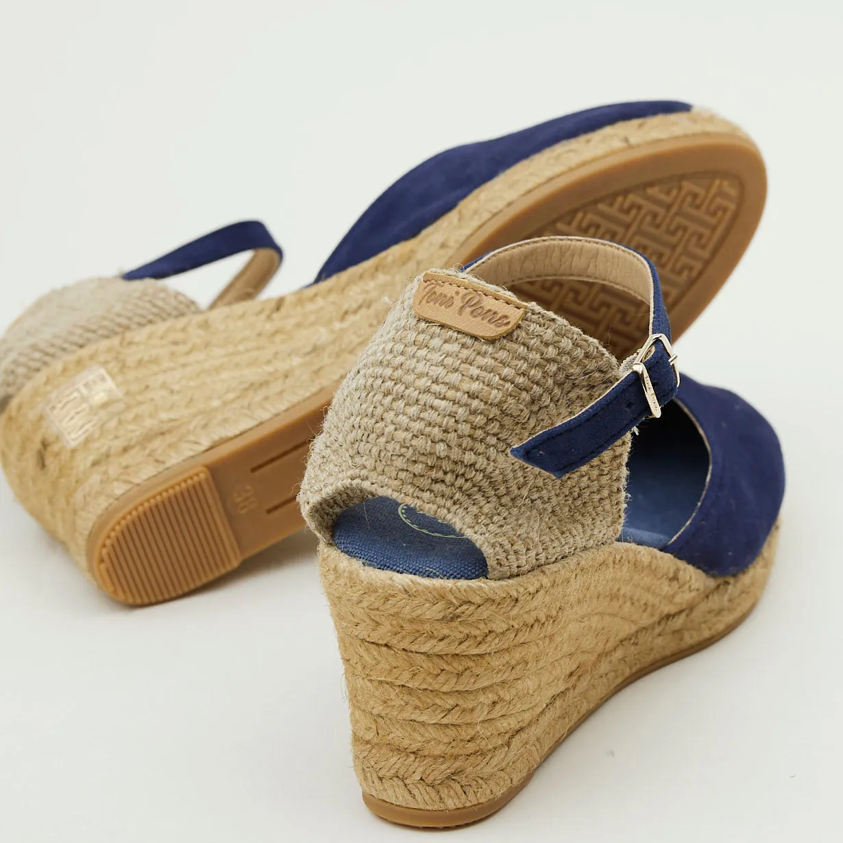 Toni Pons Navy Suede Espadrilles