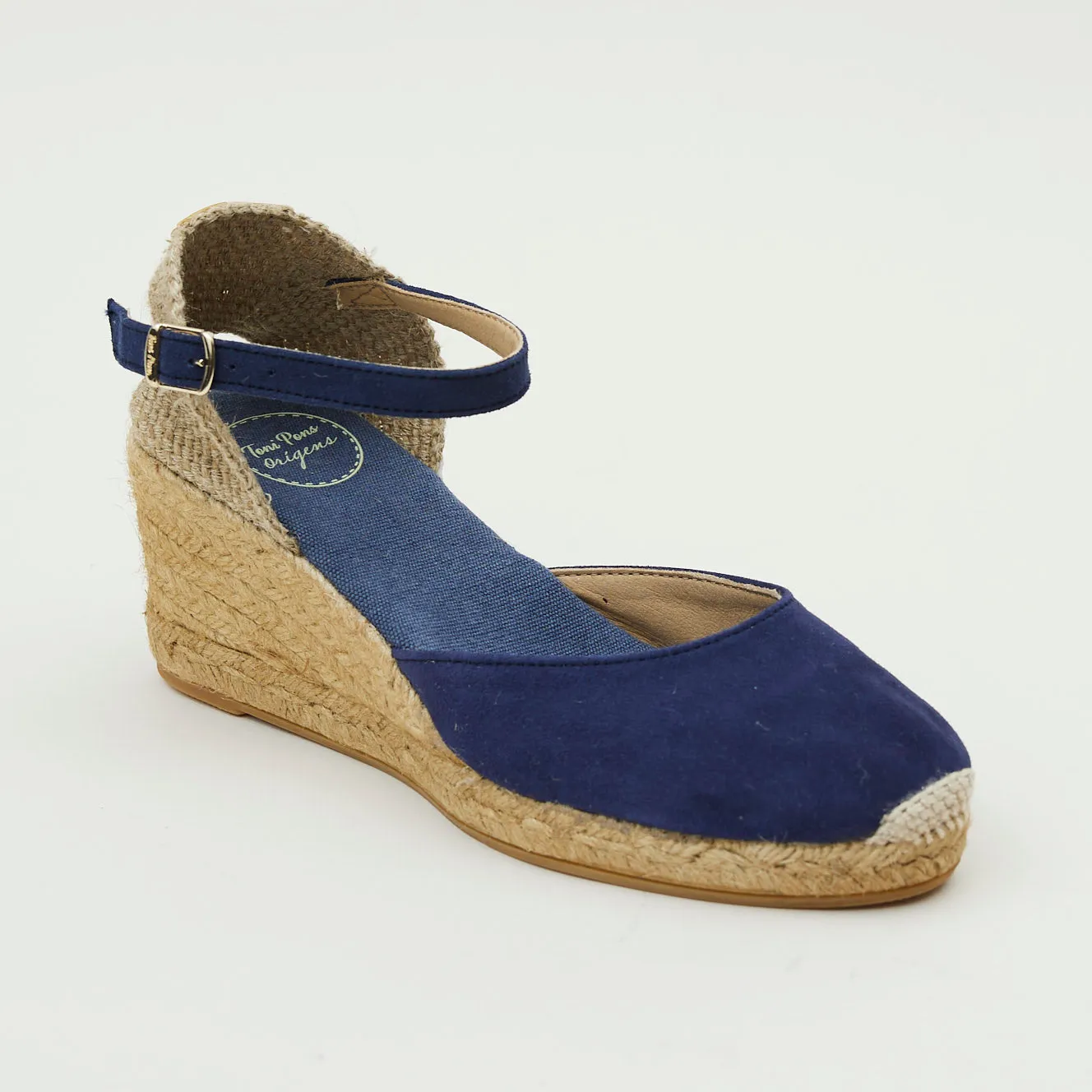 Toni Pons Navy Suede Espadrilles