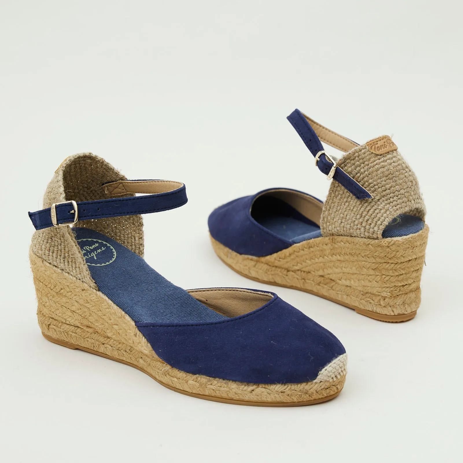 Toni Pons Navy Suede Espadrilles