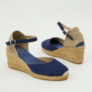 Toni Pons Navy Suede Espadrilles