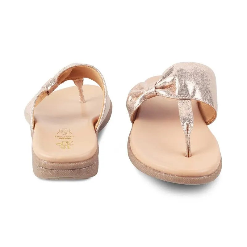tresmode 240-TOBOW CHAMPAGN SMART CASUAL FLATS EU/37 UK/4