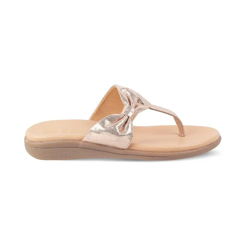 tresmode 240-TOBOW CHAMPAGN SMART CASUAL FLATS EU/37 UK/4