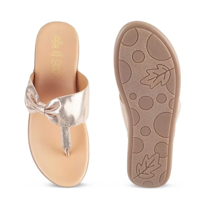 tresmode 240-TOBOW CHAMPAGN SMART CASUAL FLATS EU/37 UK/4
