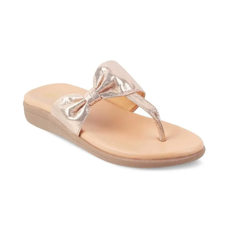 tresmode 240-TOBOW CHAMPAGN SMART CASUAL FLATS EU/37 UK/4